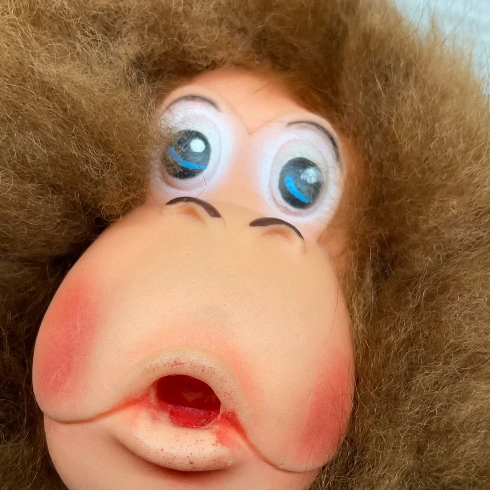 VINTAGE THUMB TOE SUCKING BELLYBUTTON‎ PICKING ULTRA SOFT MONKEY GORILLA APE